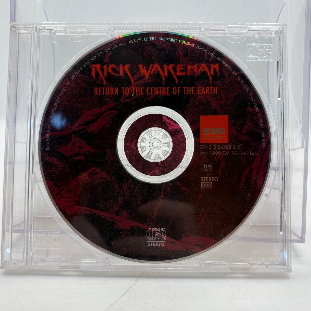 Rick Wakeman Return to the Centre of the Earth CD 1999 EMI Classics 724355676320